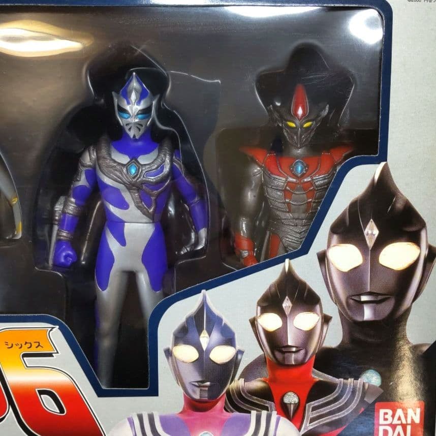 〈箱難あり未開封〉ティガバトル6 超古代戦士セット&会場限定版ウルトラマンティガ