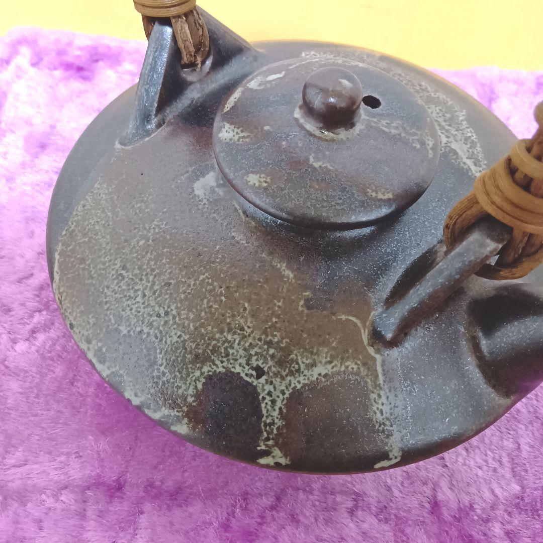 骨董品 薩摩焼 黒薩摩 日置南洲窯 黒千代香 土瓶蒸し 南洲ぢょか 黒ぢょか