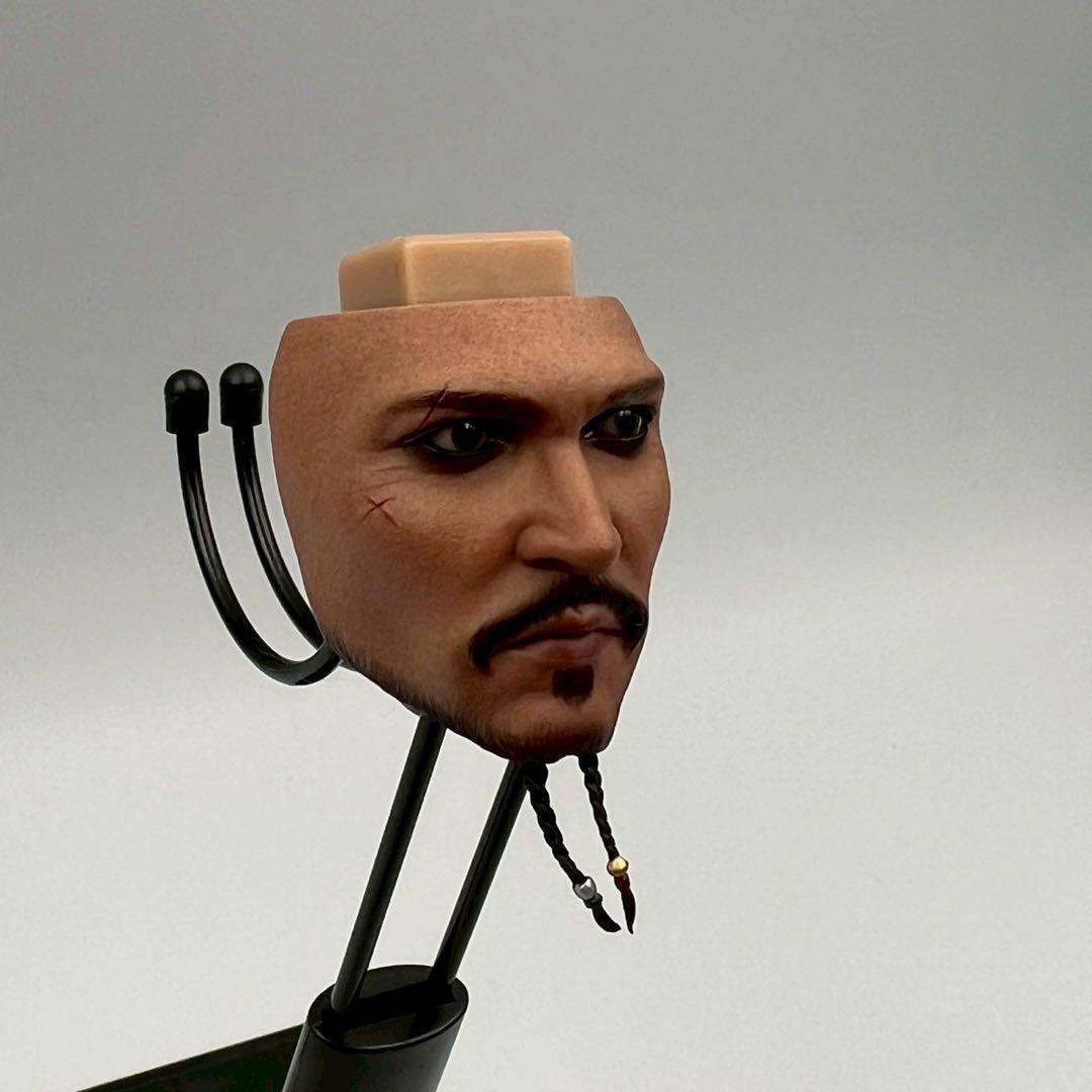 ホットトイズ　2.0 パイレーツオブカリビアン　ジャックスパロウ　1/6　ヘッド