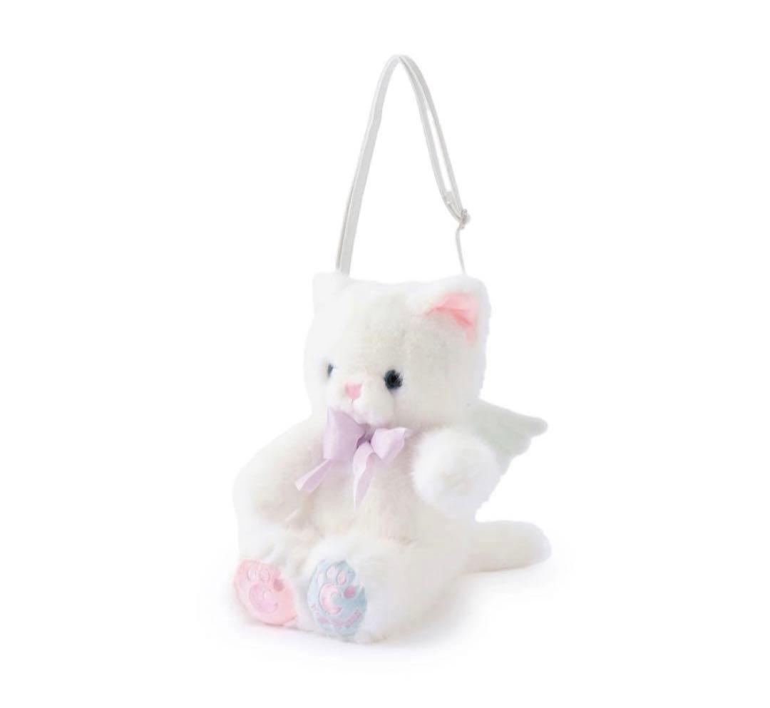 mezzo piano ぬいぐるみポシェット 猫デザイン 新品タグ付き