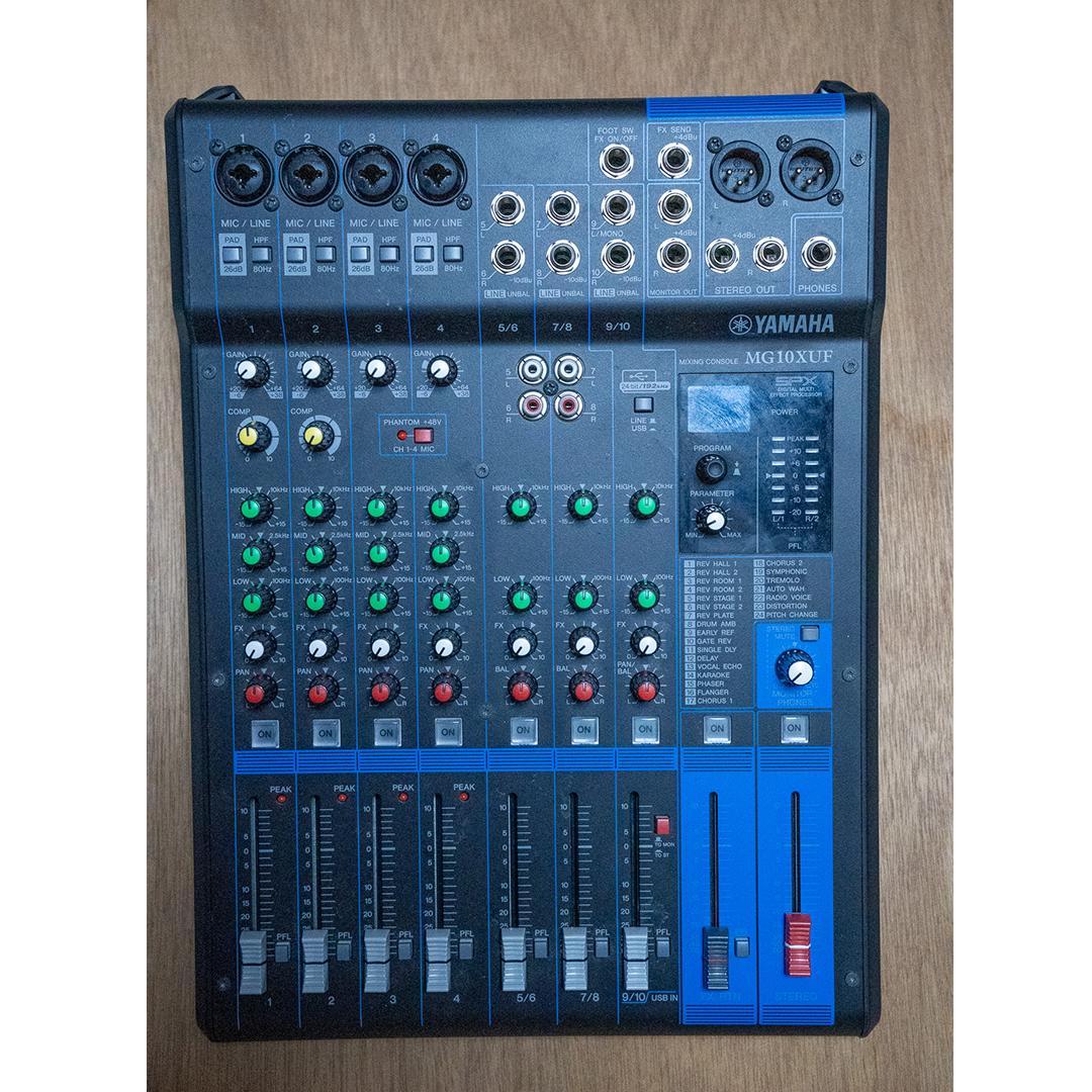 【送料無料】YAMAHA MG10XUF アナログミキサー ACアダプター有り