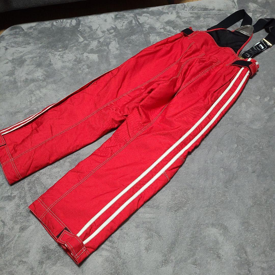 泥*子様 ✨️希少 貴重✨️サロモン スキーウェア パンツ ベスト 3点 L 赤