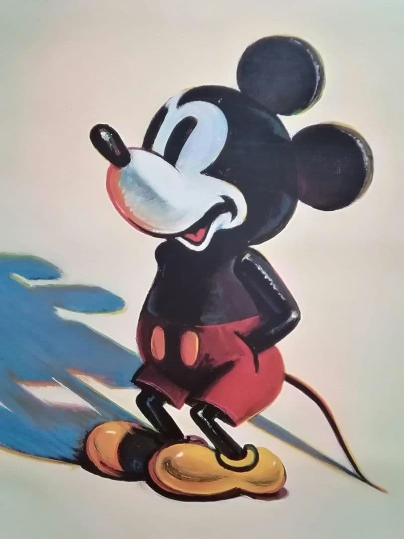 ウェイン・ティーボー　ミッキーマウス　ポップアート　ポスター　アメリカ