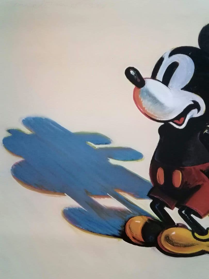 ウェイン・ティーボー　ミッキーマウス　ポップアート　ポスター　アメリカ