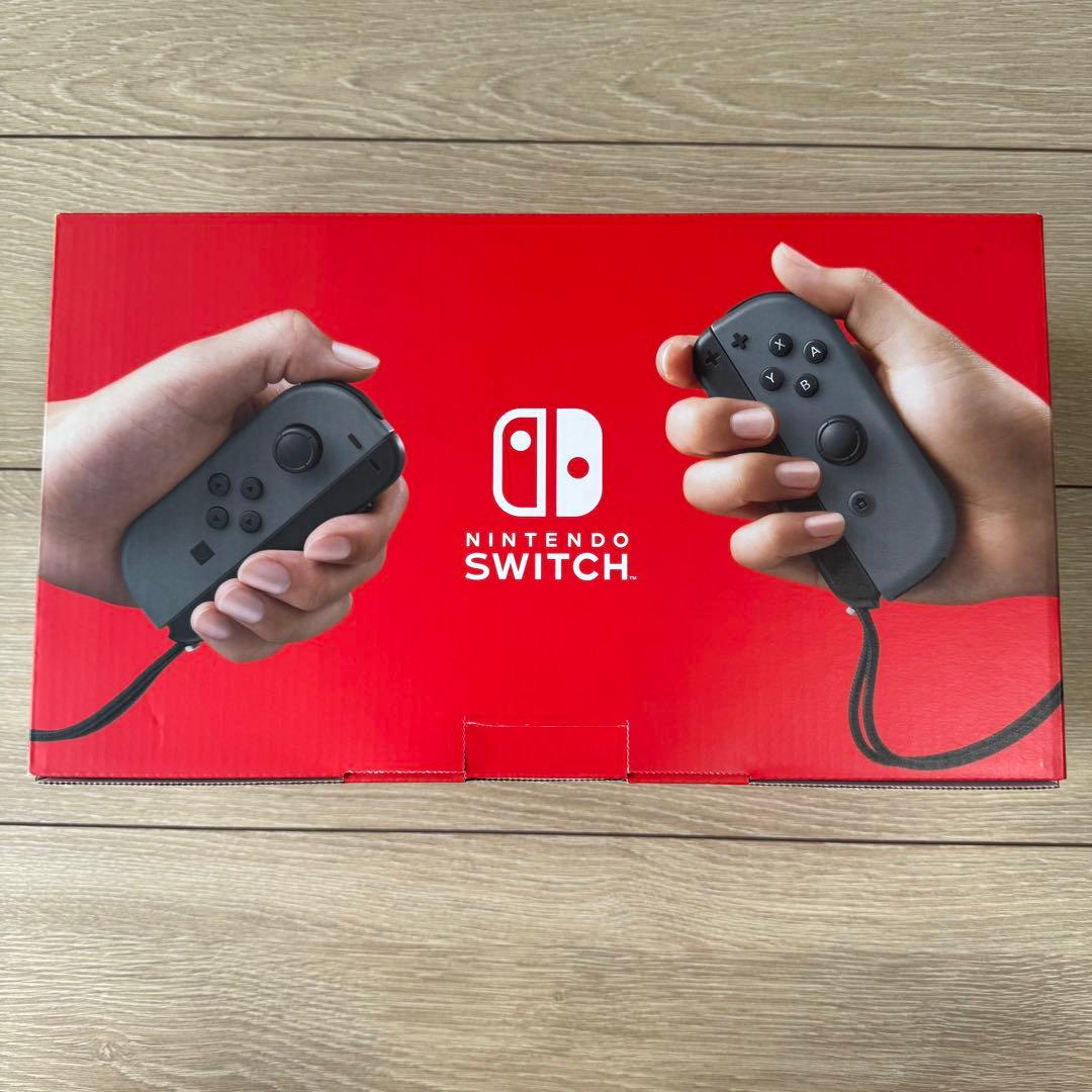 任天堂Switch 本体グレー セット【美品】【専用ケース・画面フィルム付き】
