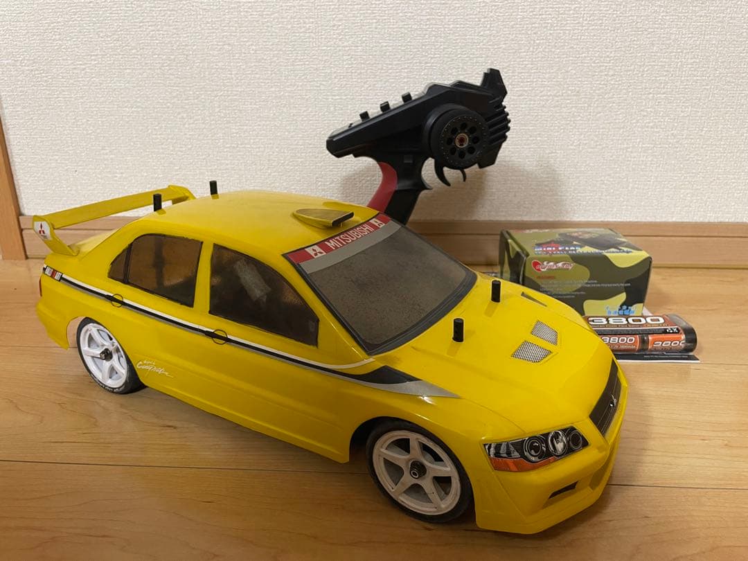 【Acco】 タミヤ　TT02 2台セット　AMG ベンツ　ランエボ7