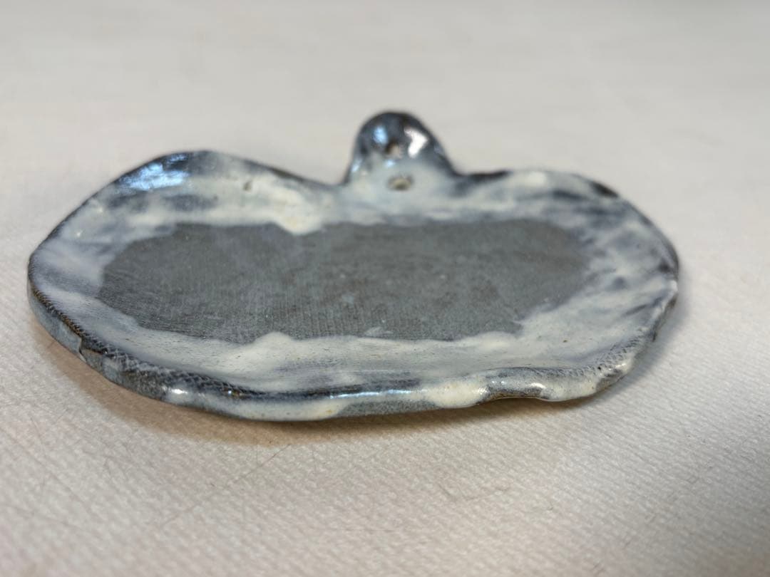 陶器製　持ち手付き小皿 6個セット