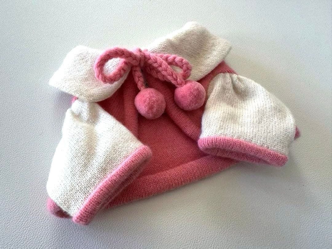 【未使用】フィフィ&ロメオ カシミヤ100% ニット＋ボレロセット ピンク XS