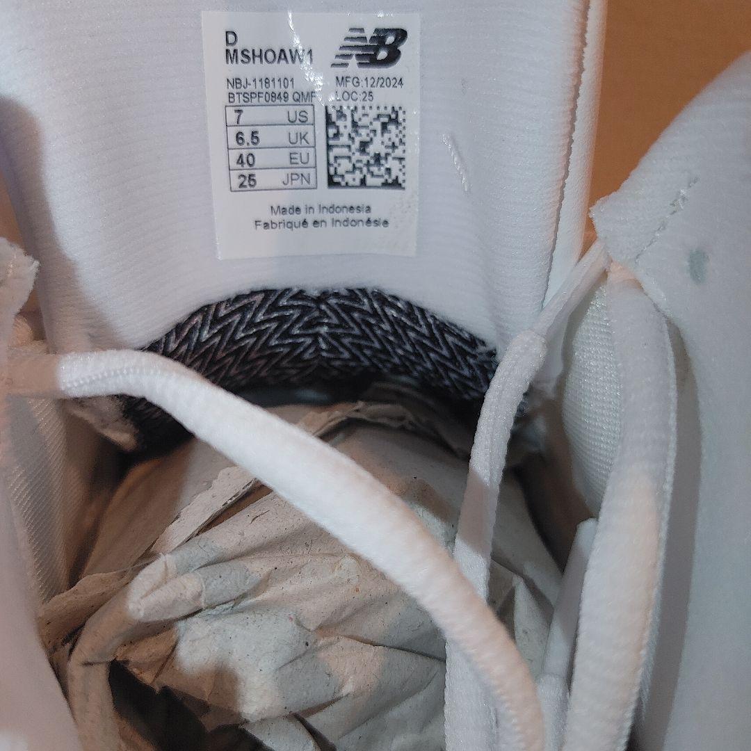 ニューバランス　大谷翔平モデル　25.0センチ ホワイト