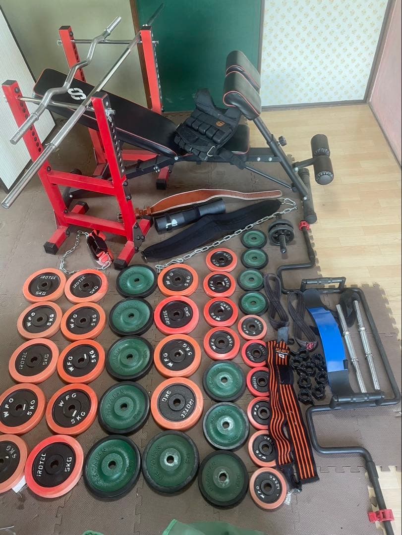 【引取限定・千葉市】総額15万 ホームジムセット一式 IROTEC等 ※発送不可