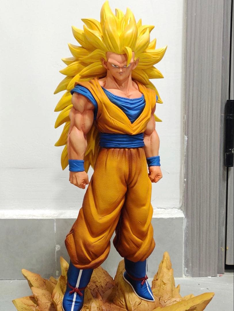 ドラゴンボールガレージキット　超サイヤ人3孫悟空　レジン スタチュー　アニメ版