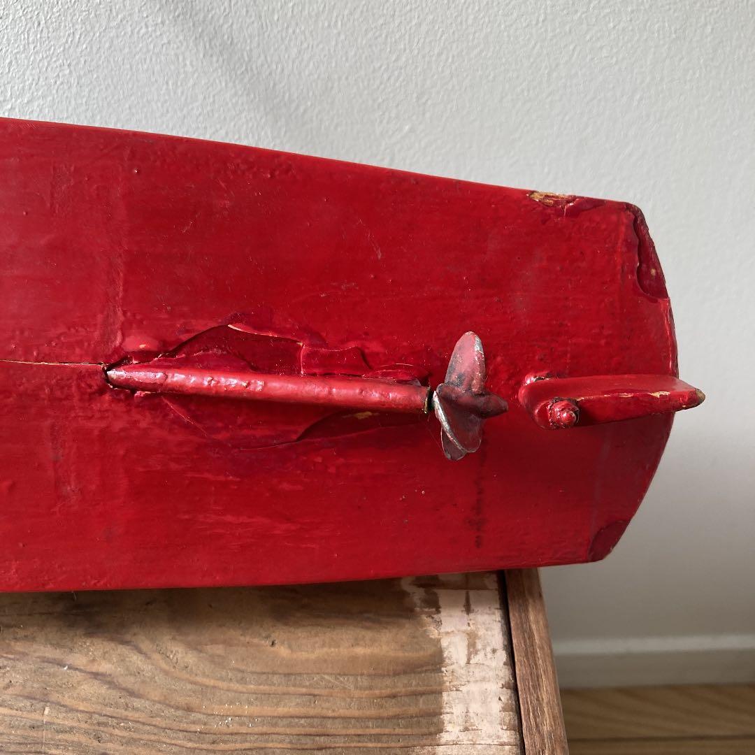 フランス製1940-50年代ハンドメイドビンテージシップボート　船　模型