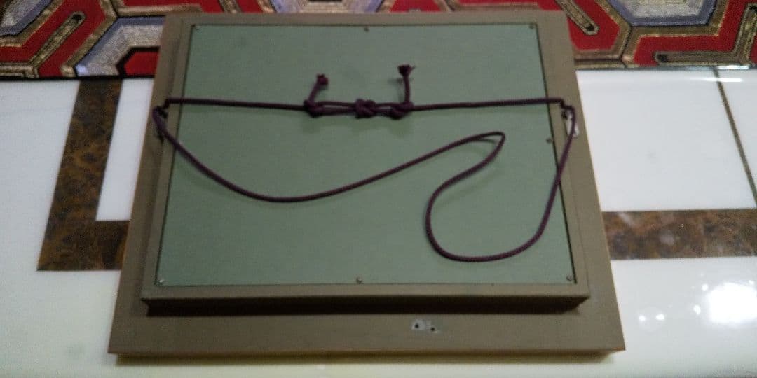 絵画 小松明 残照 油絵 油彩 SM