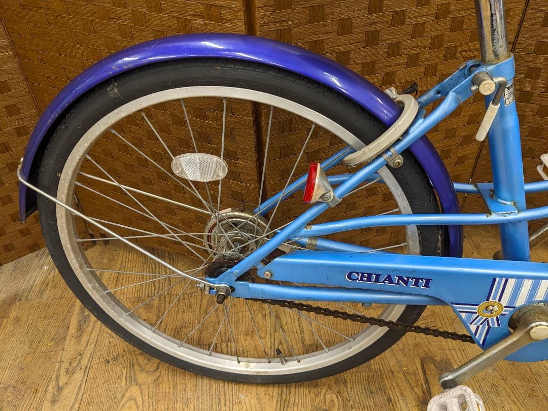 U080 子供用自転車　22インチ　ブルー