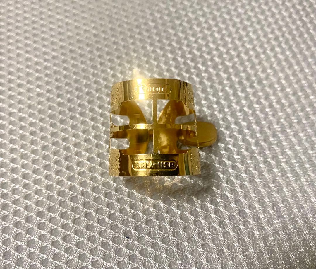 クランポン アルトマウスピース、ベイリガチャー、マウスピースキャップ　3点セット