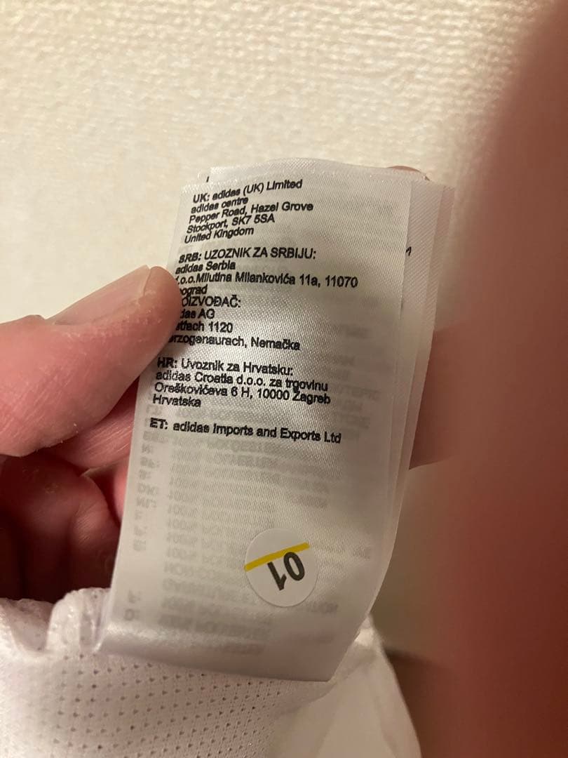 adidas正規品 リーベルプレート　ユニフォーム　マスタントゥオーノ