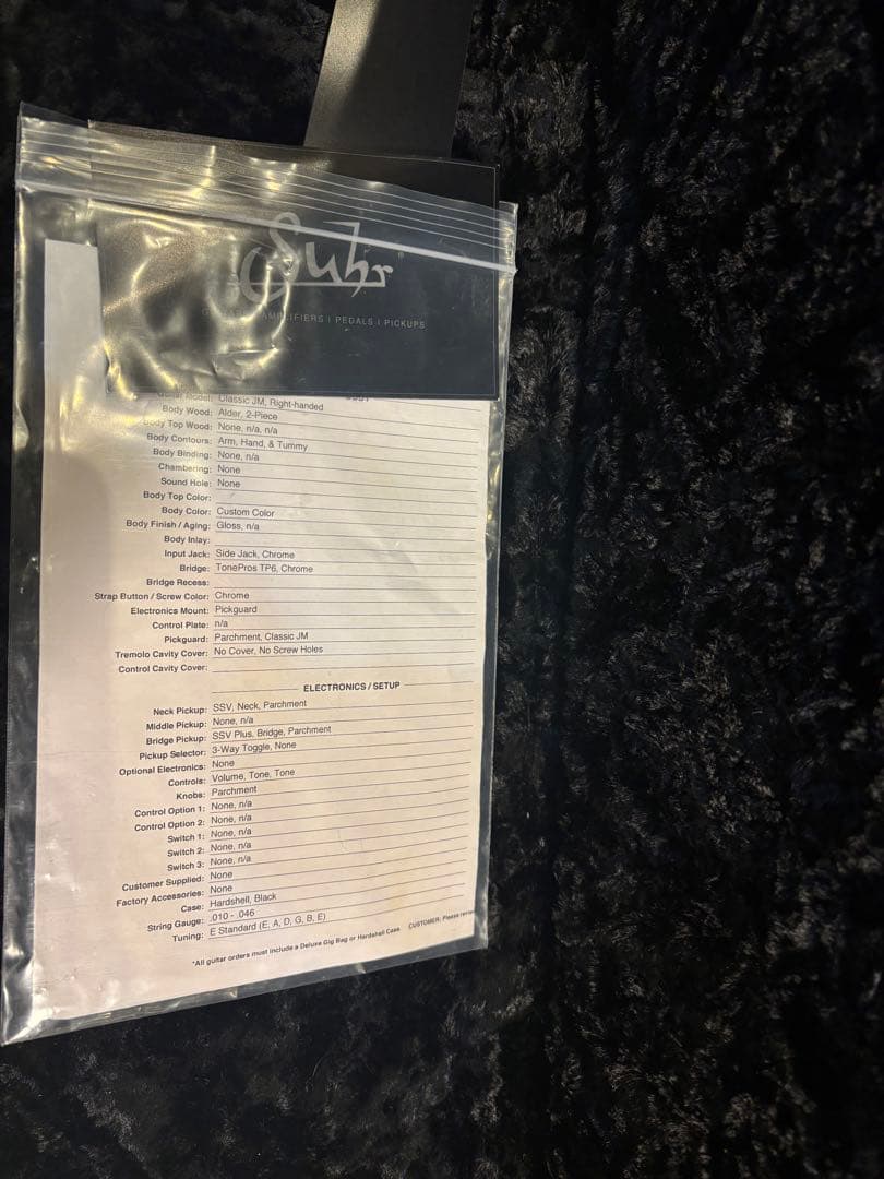 ギター GREAT suhr classic JM JAZZ MASTER PO