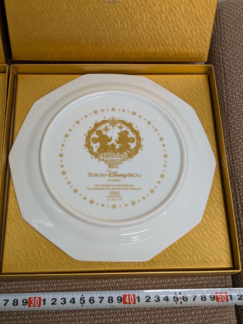 東京ディズニーランド クリスマス　プレート　絵皿　セット