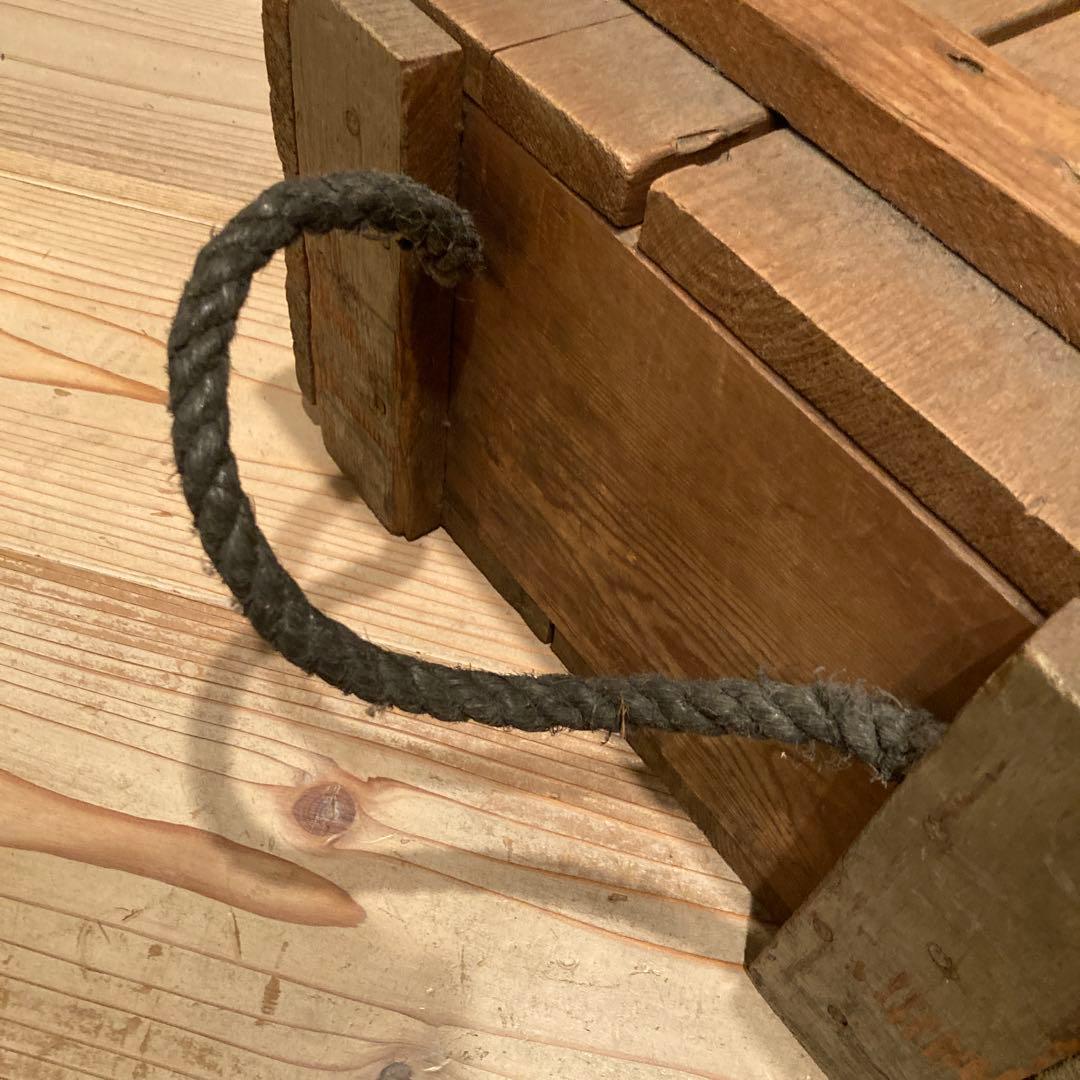 ブレイズ 　US アンティーク 木箱 ヴィンテージ　弾薬箱　工具箱 用具箱