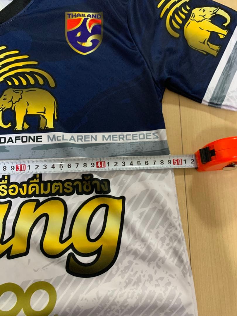 【超レア襟付き】タイ代表 チャンピオンシャツ Lサイズ かっこいい練習着 シャツ
