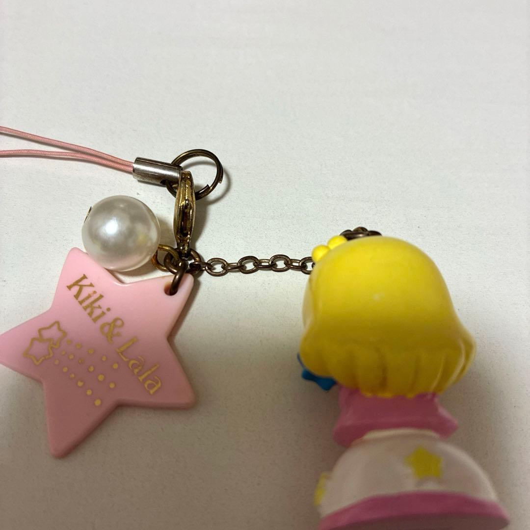Kiki & Lala ストラップ　リトルツインスターズ　パール　星　キキララ