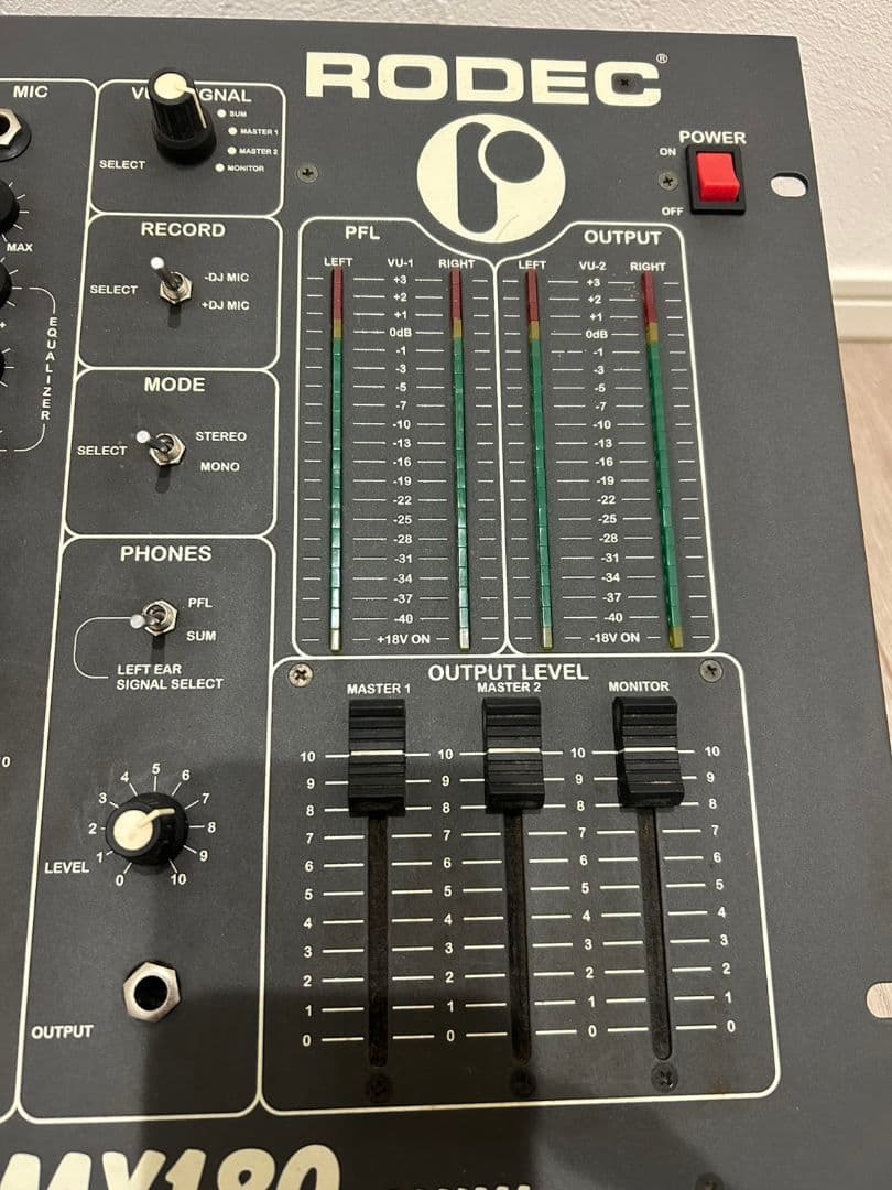 RODEC MX180 MKIII 　ミキサー DJサウンド⭐⭐⭐