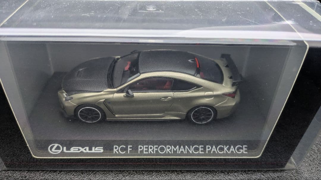 未開封　京商 1/43 レクサス RC F パフォーマンス パッケージ　ミニカー
