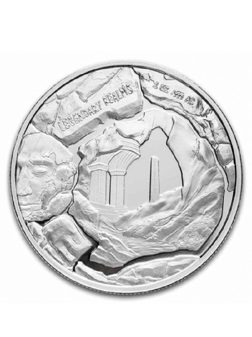 伝説の都　アトランティス銀貨　1オンス