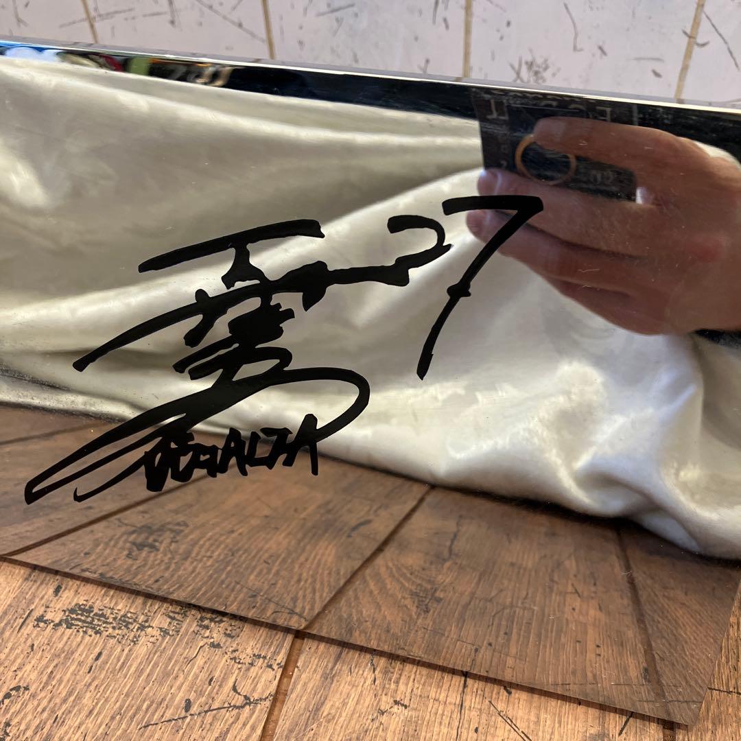 当時物 ベガルタ仙台 森保一 サッカー 日本代表 監督 サイン ミラープレート