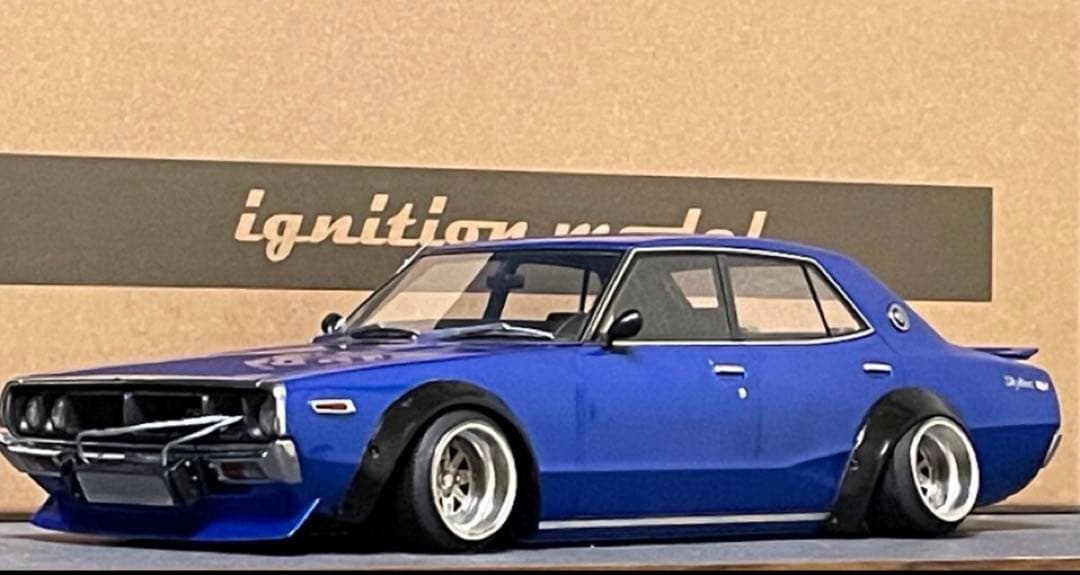 1/18 イグニッションモデル　スカイライン　ヨンメリ　GT-X 【ブルーメタ】