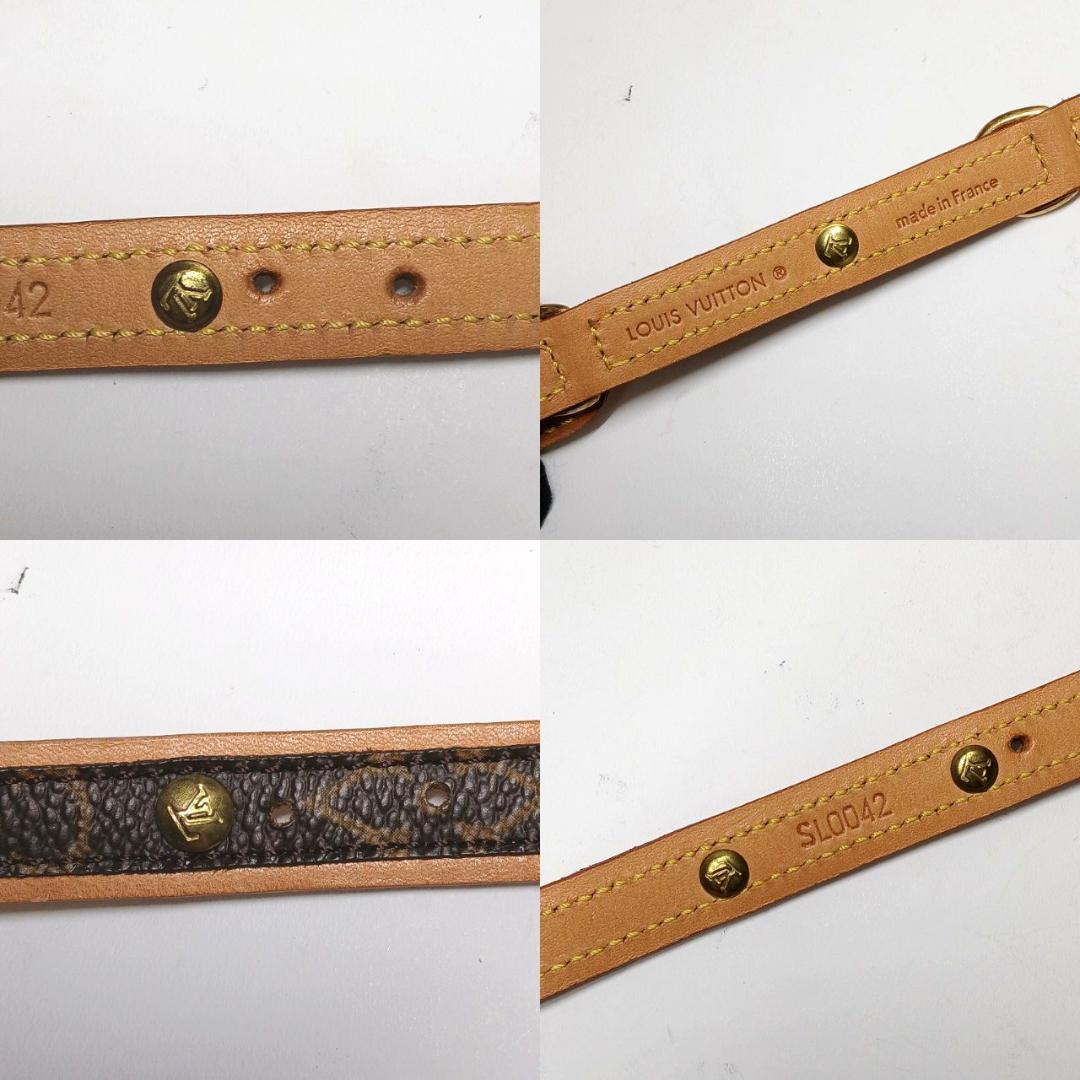 良品 ルイヴィトン 首輪 カラー 小型犬 M58072 コリエバクスターPM②