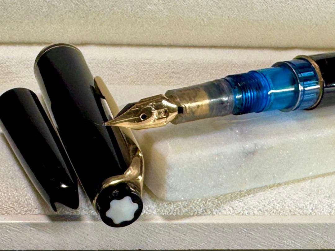 【極美品】モンブラン NO22万年筆 1960s ブラック F細字