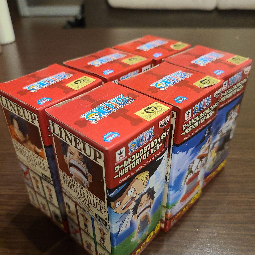 ワンピース ワーコレ HISTORY OF ACE全6種類 コンプリート
