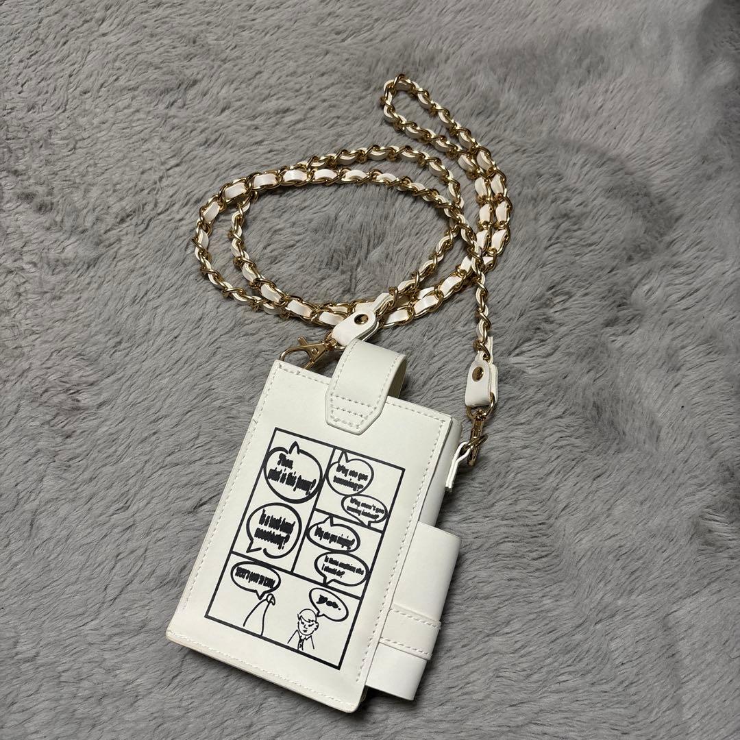 HOI × TAKUYA∞ “KIGOU” Chain Pouch(ホワイト)