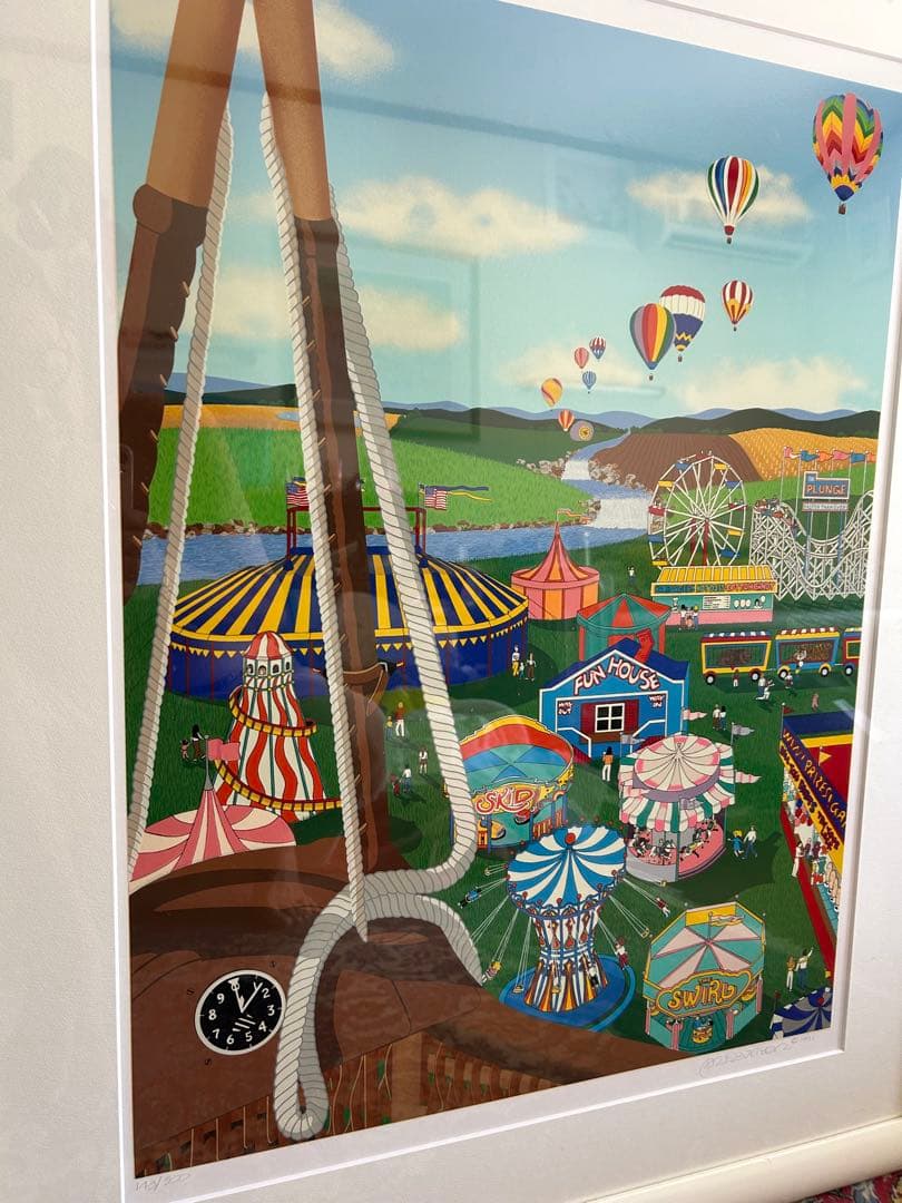 ジャン・デヴィッドソン セリグラフ「It's Carnival Time!