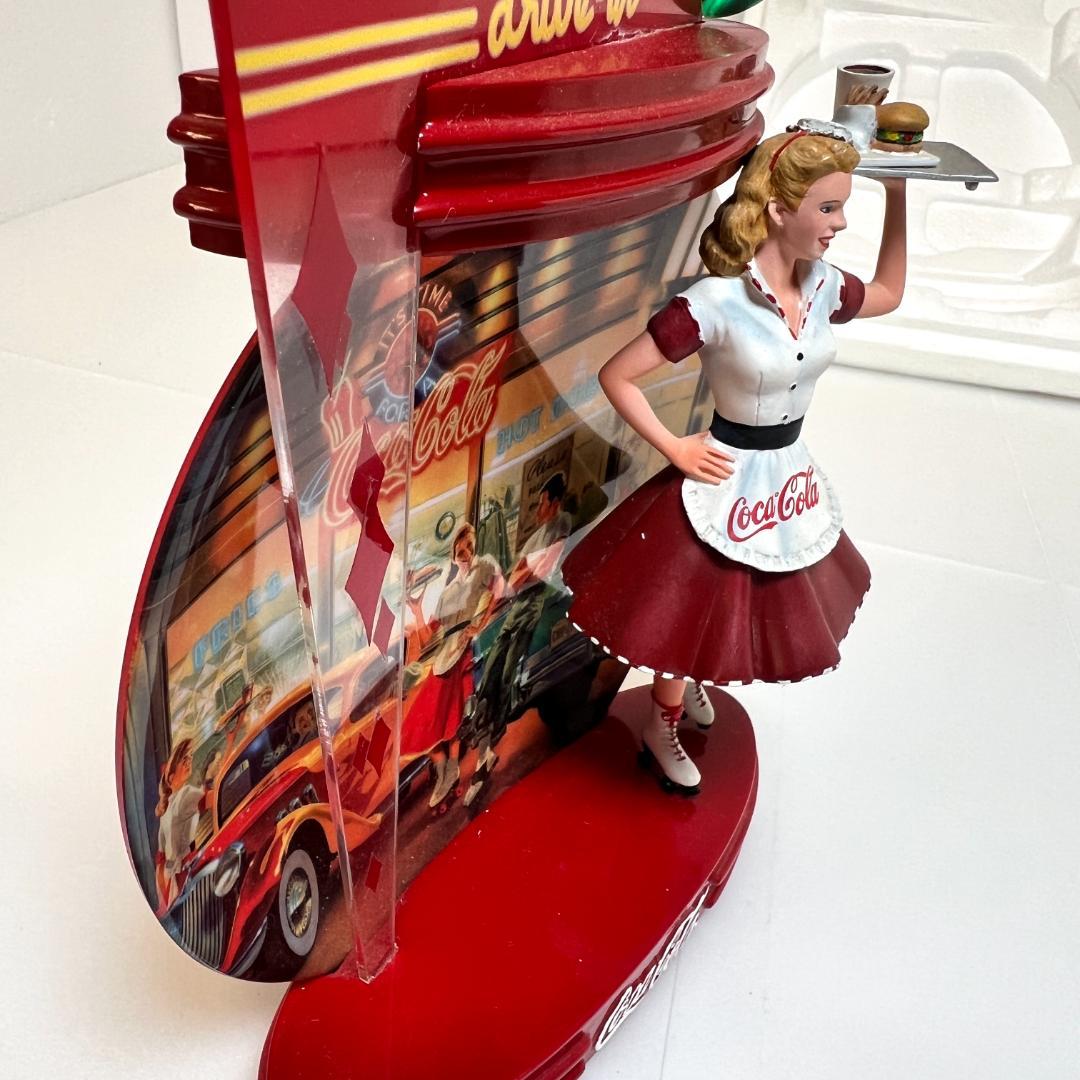コカコーラ・1950s ウェートレス フィギュア・ダイナー＆ プレート,限定生産