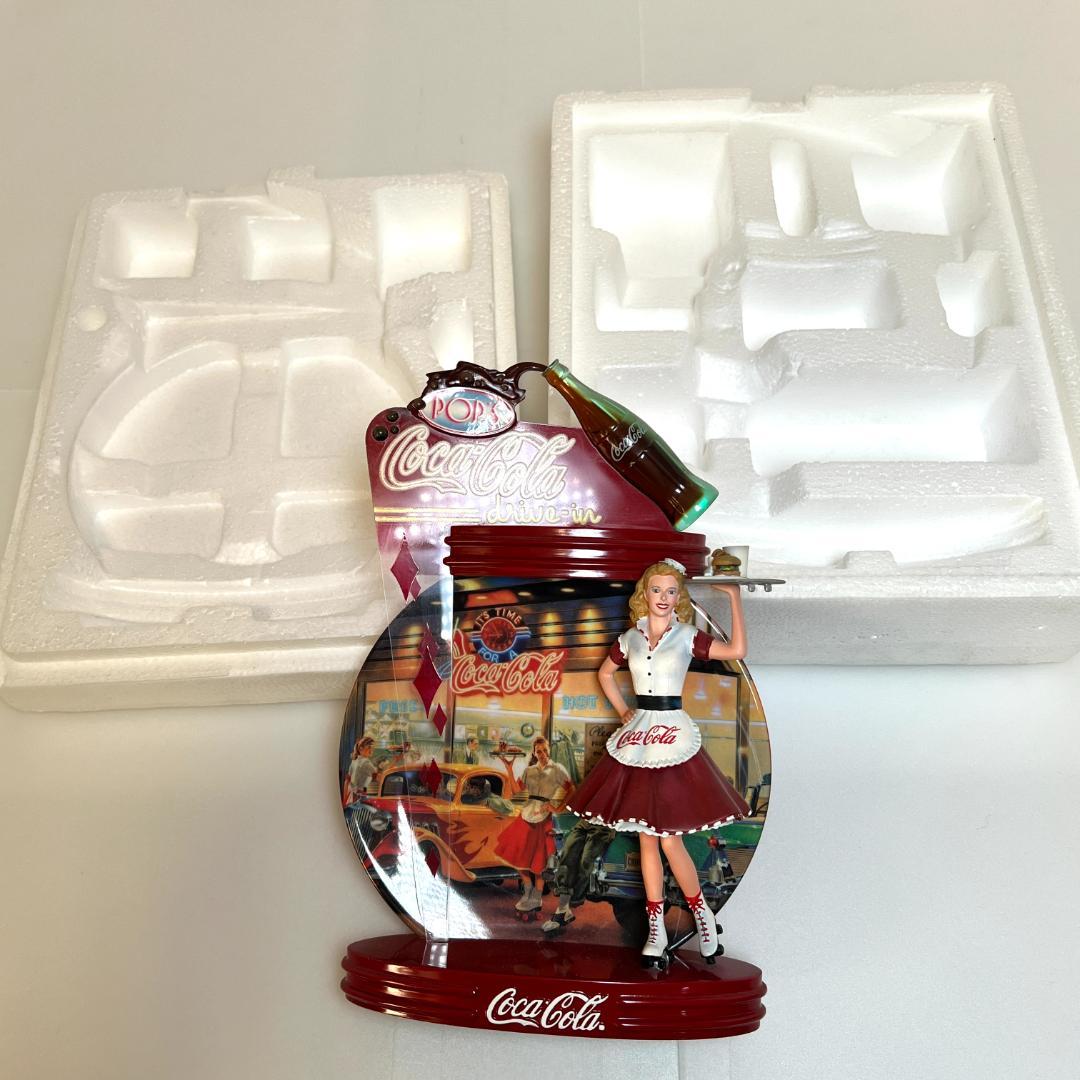 コカコーラ・1950s ウェートレス フィギュア・ダイナー＆ プレート,限定生産