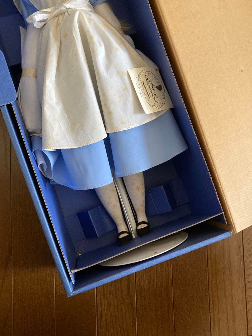 激レア【未使用】TDL 東京ディズニーランド　不思議の国のアリス　ビスクドール