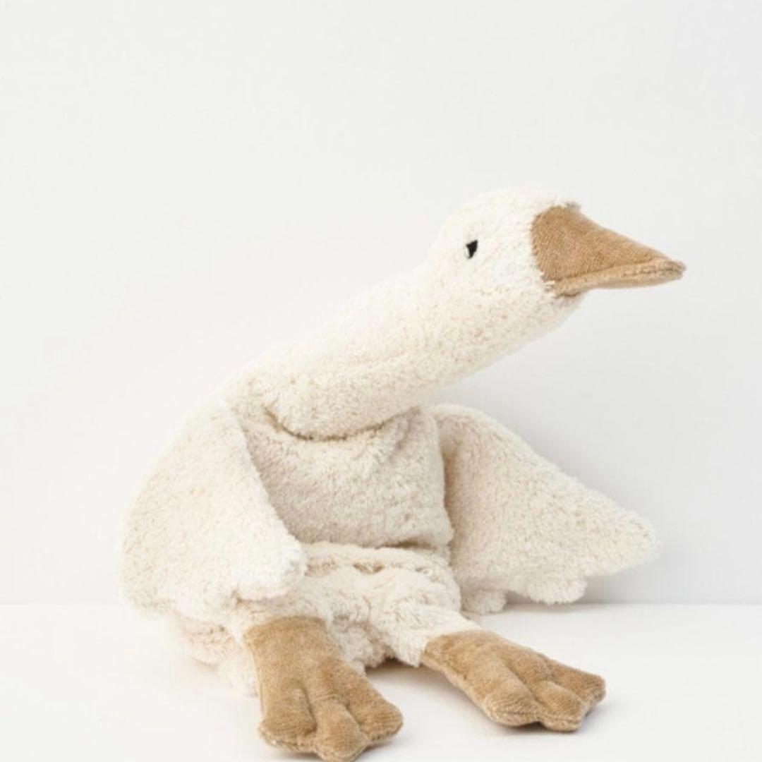 ゼンガー CUDDLY ANIMAL 赤ちゃん ぬいぐるみ ガチョウ 白 S