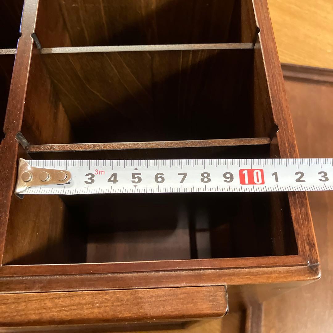 フレーム付き木製収納ボックス 10区画　豊岡クラフト