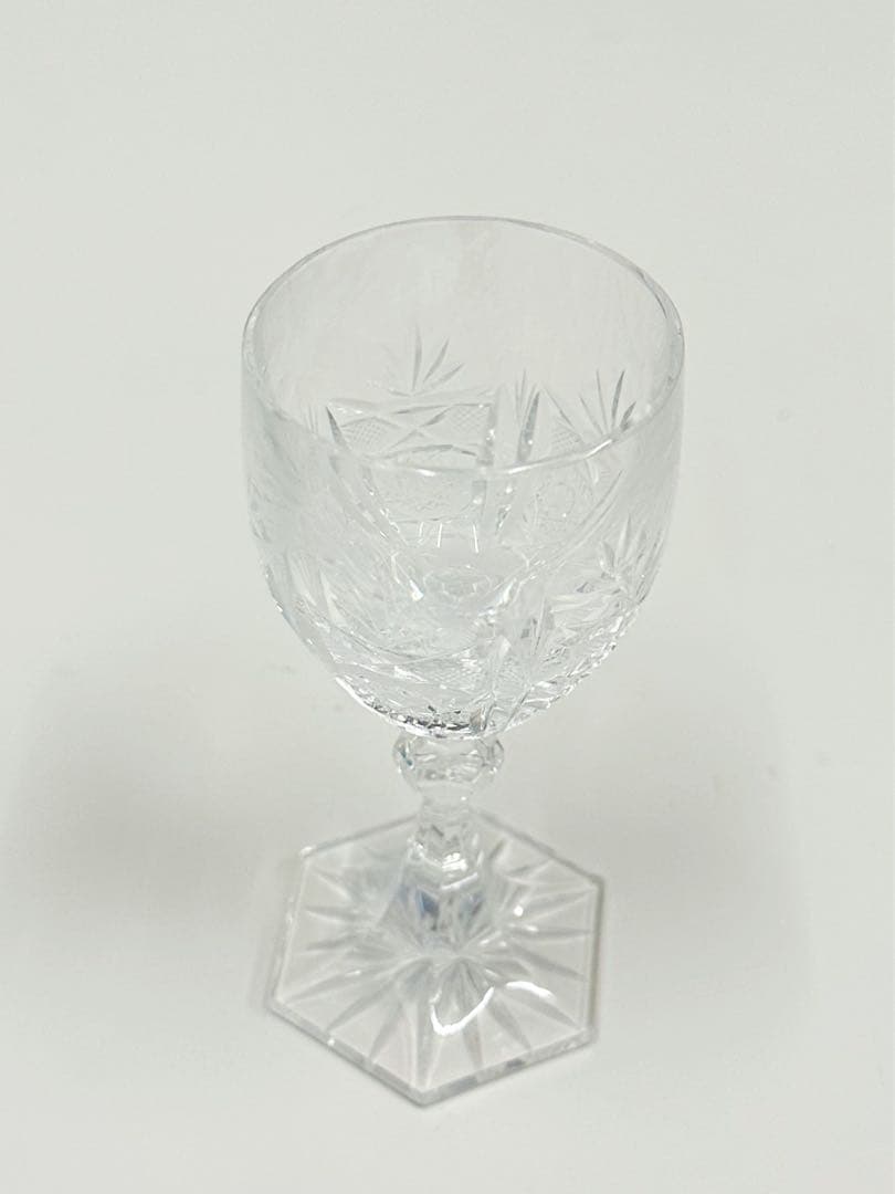 SAINT LOUIS クリスタルガラス グラス 6個セット アンティーク