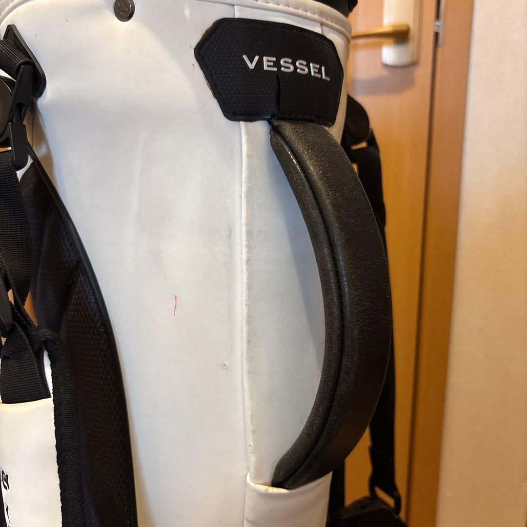 た*け様 Vessel キャディバッグ 白黒