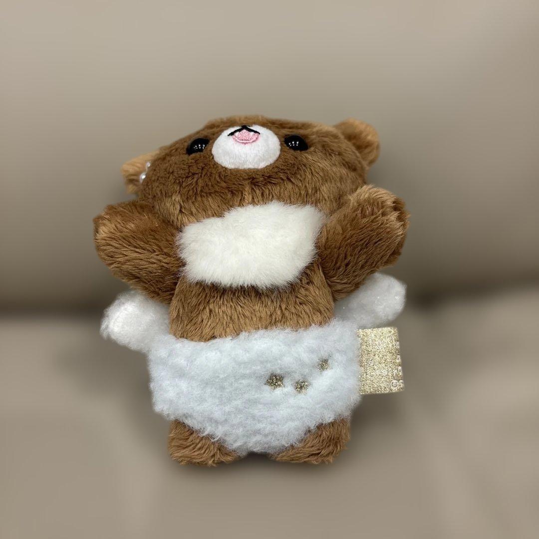 【希少】コリコグのふんわり天使 チャイロイコグマ ぶら下げぬいぐるみ