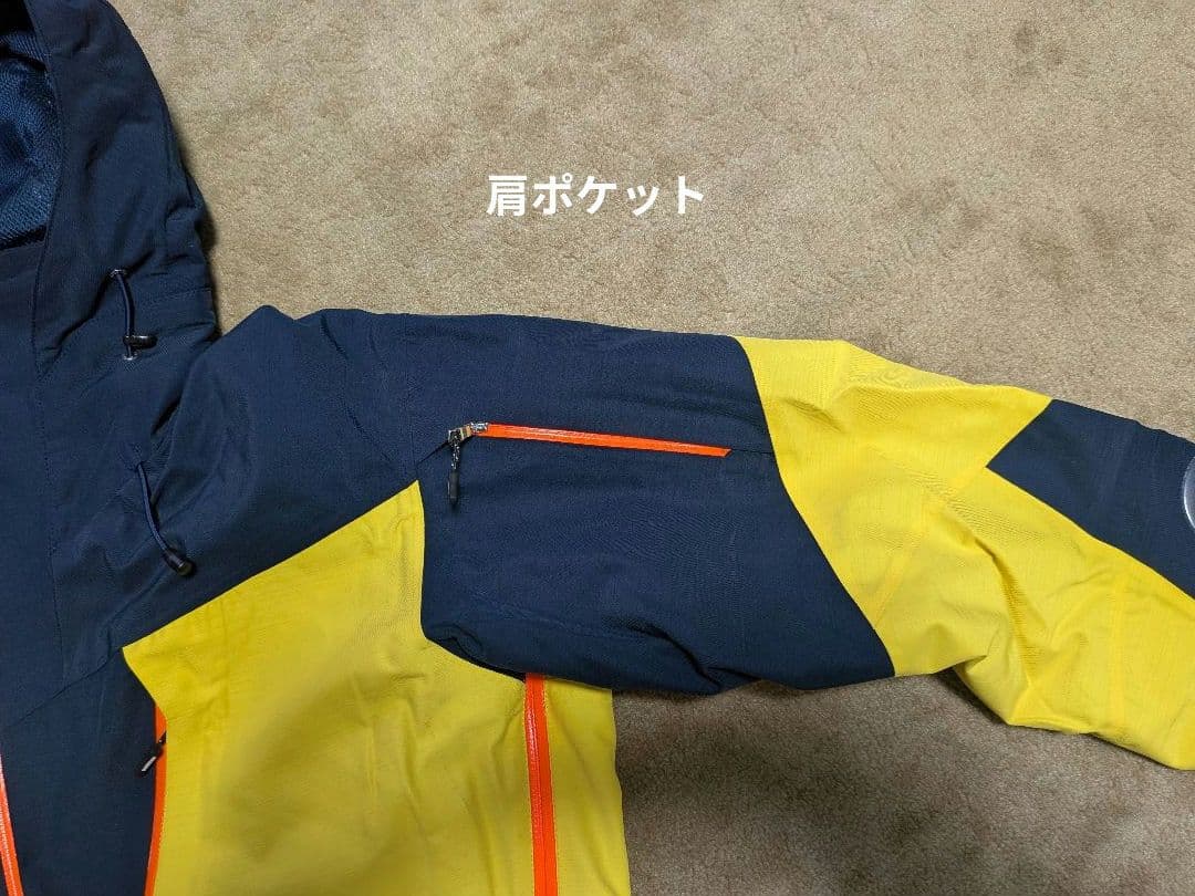フェニックス Phenix スキーウェア ジャケット メンズ イエロー×ネイビー