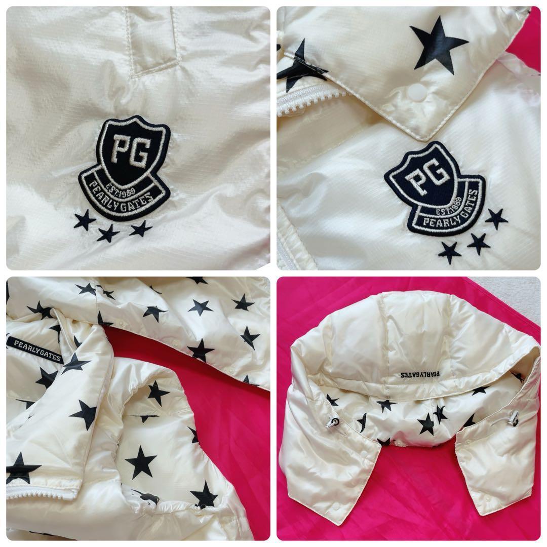 パーリーゲイツ　セットアップ　ダウン　ベスト　スカート　スター　リバーシブル