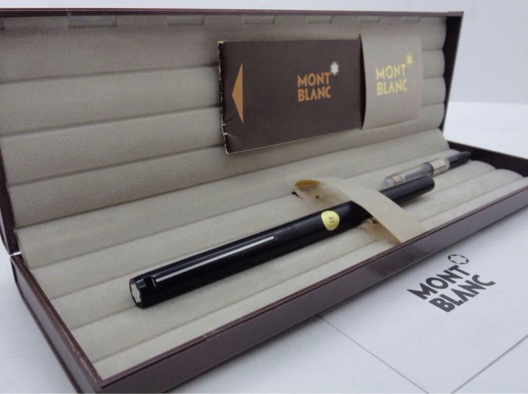 モンブラン　社史上最初で最後の★ブラックロードナイト鉱加工No1124★黒薔薇鉱