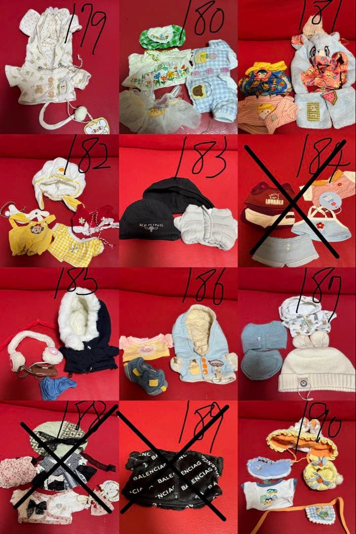 新品未使用20㎝ぬいぐるみ服　着せ替え