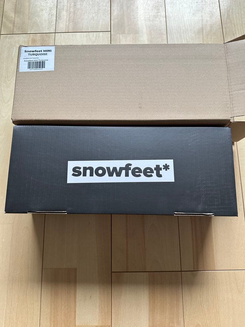 正規品 スノーフィートミニ キッズモデル 専用Wax付き ターコイズ