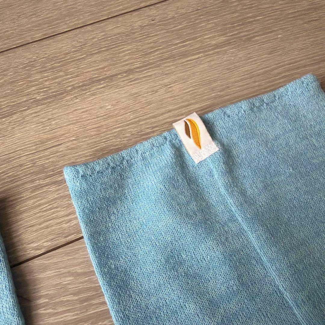 ルビアウェア　ライトブルー レッグウォーマー Sサイズ