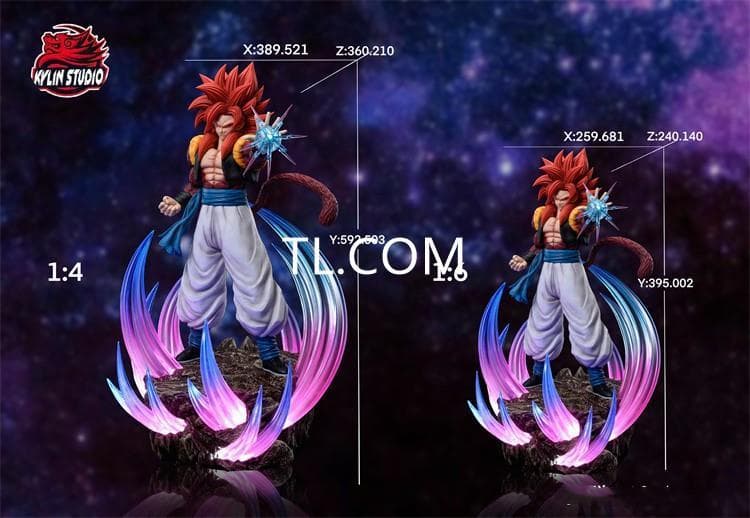 新品未開封『ドラコンボール』　超サイヤ人4 ゴジータ　ガレージキット スタチュー